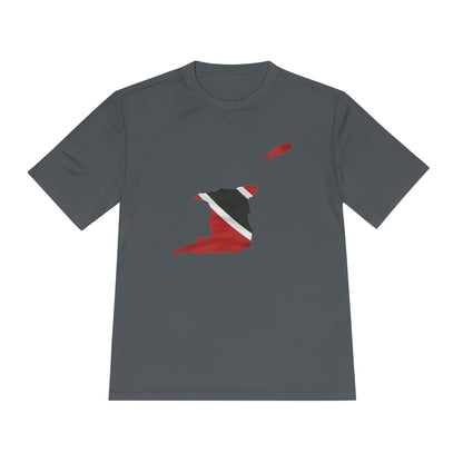 Trinidad and Tobago Map Unisex Moisture T-Shirt