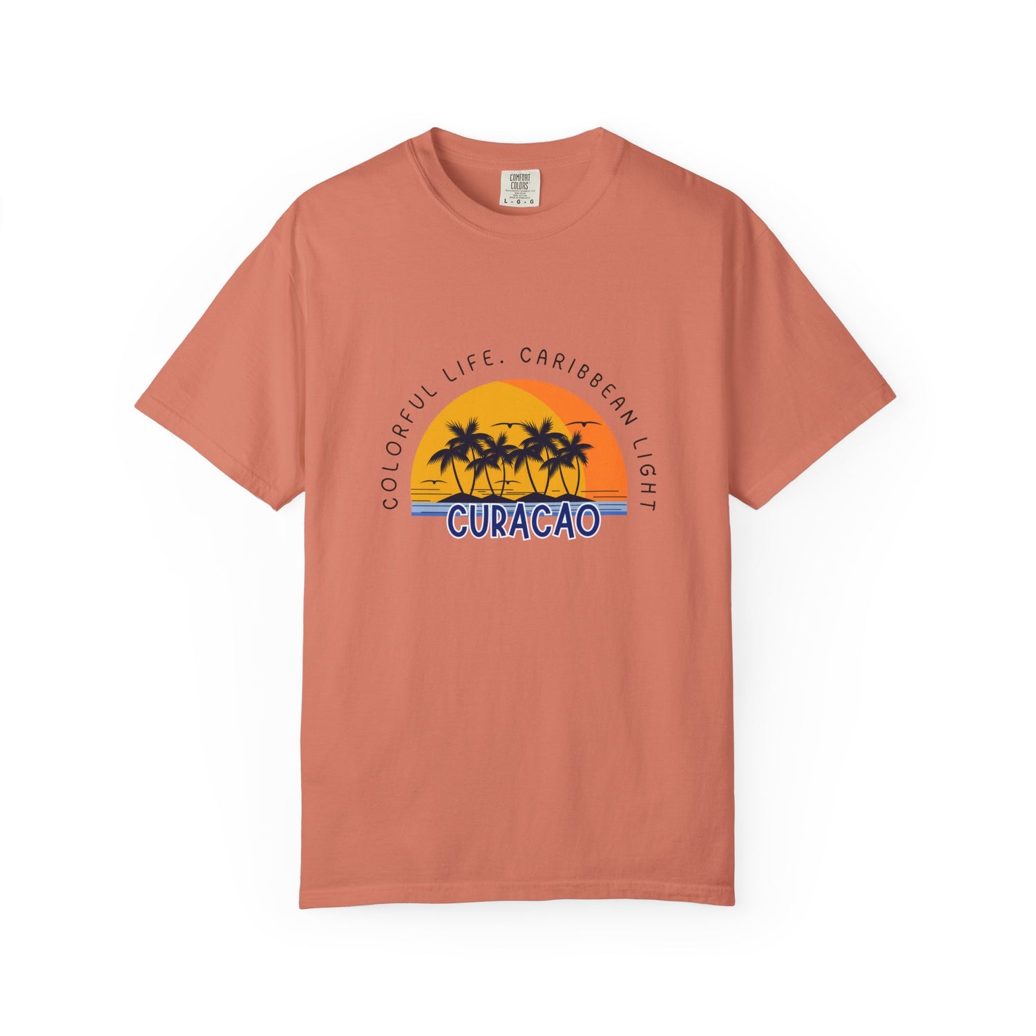 Caribbean Vibes T-Shirt - Colorful Life Design | Curacao Style Shirt