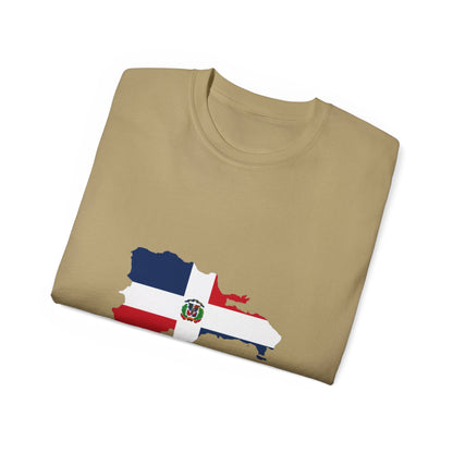 Dominican Republic Map Unisex Ultra Cotton Tee