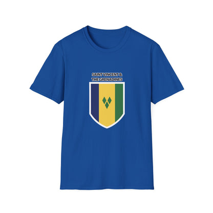 Saint Vincent and the Grenadines Flag Unisex Softstyle T-Shirt