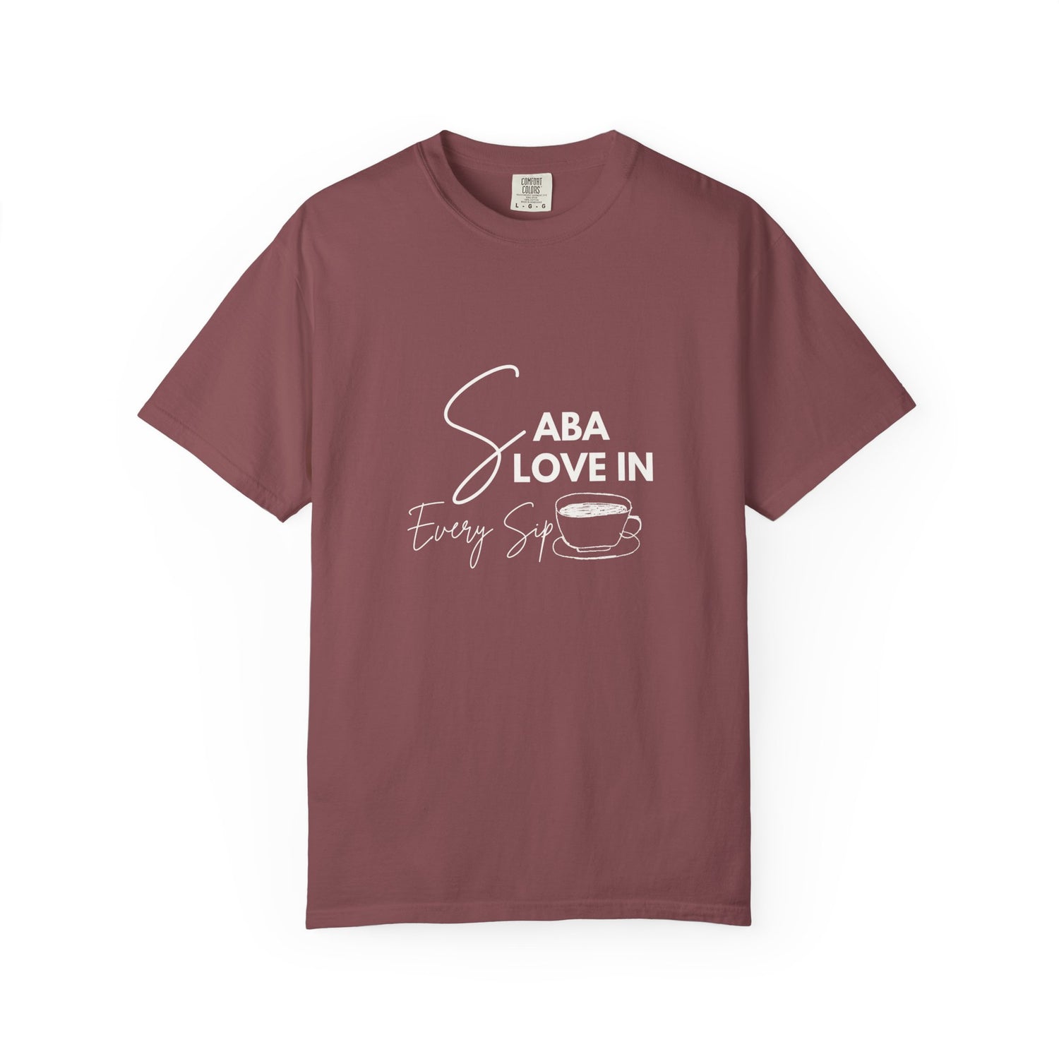 Comfortable Unisex Garment-Dyed Saba  T-Shirt - Perfect for Everyday Wear