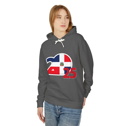 Dominican Republic 2025 Unisex Lightweight Hooded Sweatshirt