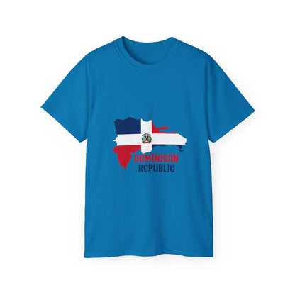 Dominican Republic Map Unisex Ultra Cotton Tee