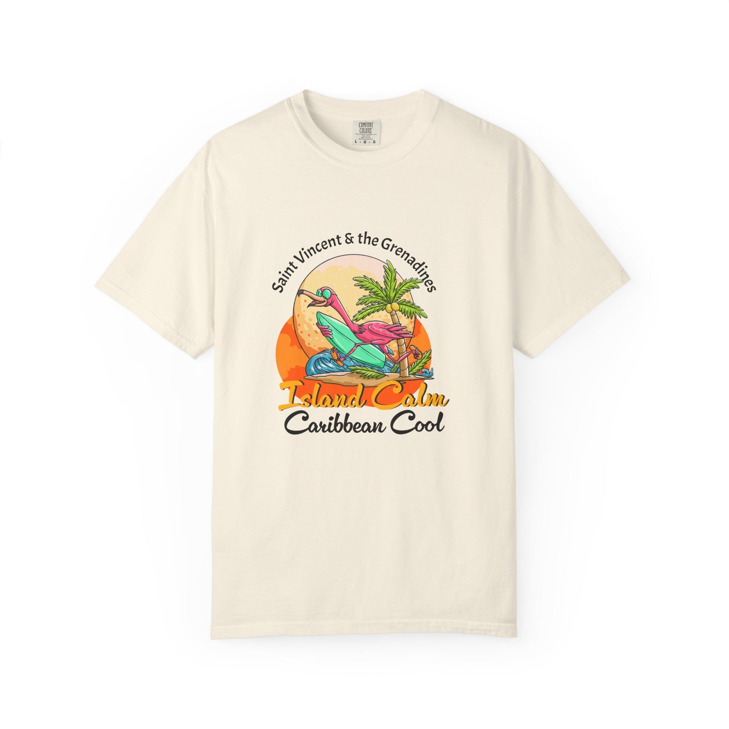 Island Calm Unisex T-shirt - Caribbean Cool Vibe with Saint Vincent Design