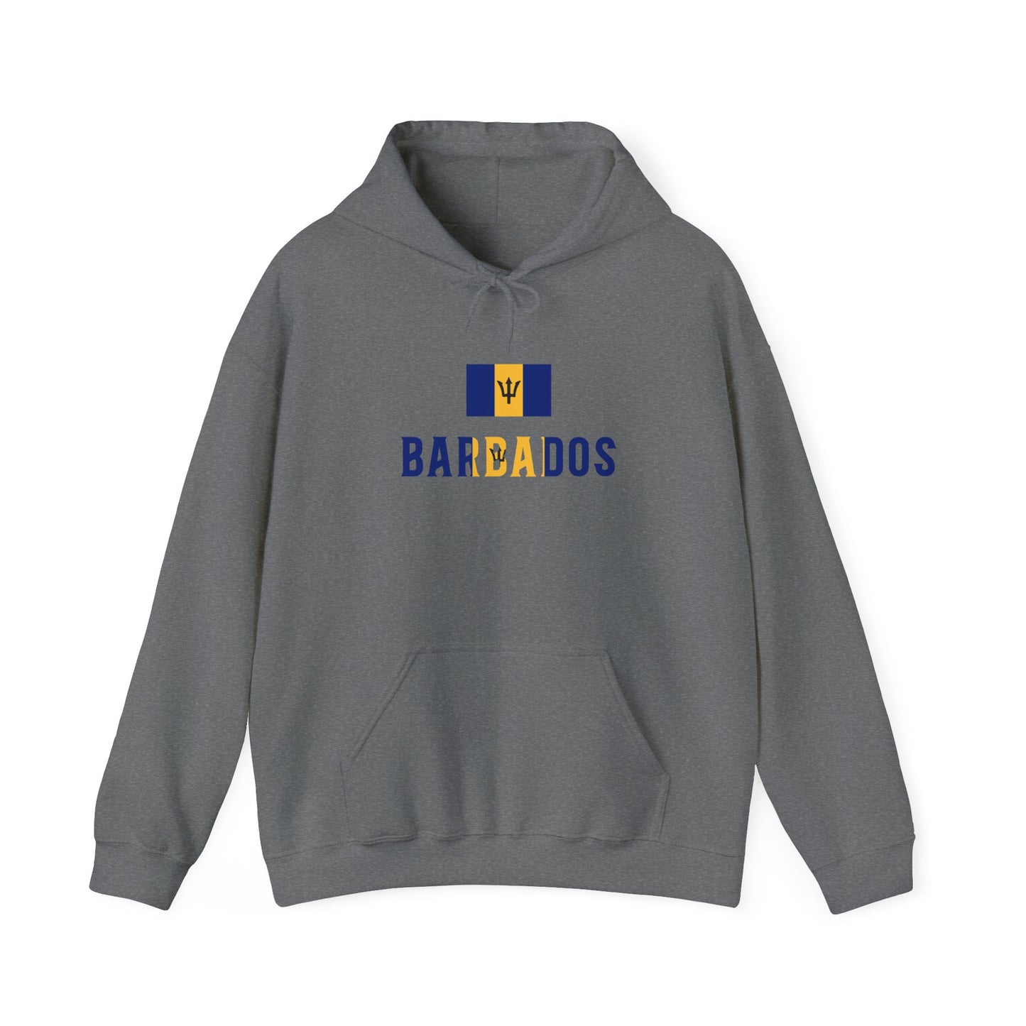 Barbados Flag Hooded Sweatshirt