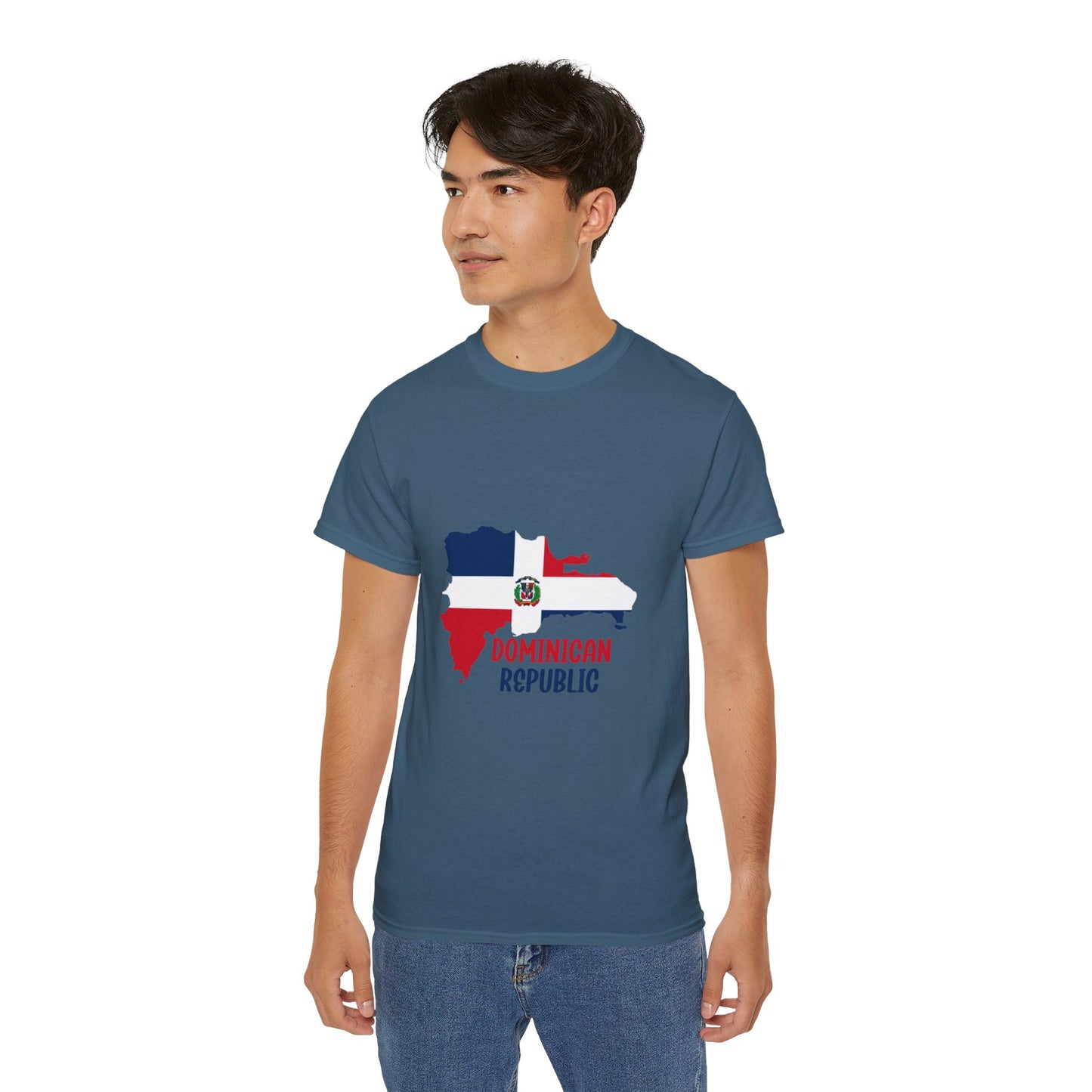 Dominican Republic Map Unisex Ultra Cotton Tee