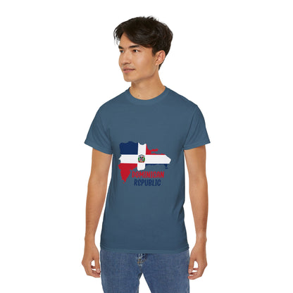 Dominican Republic Map Unisex Ultra Cotton Tee