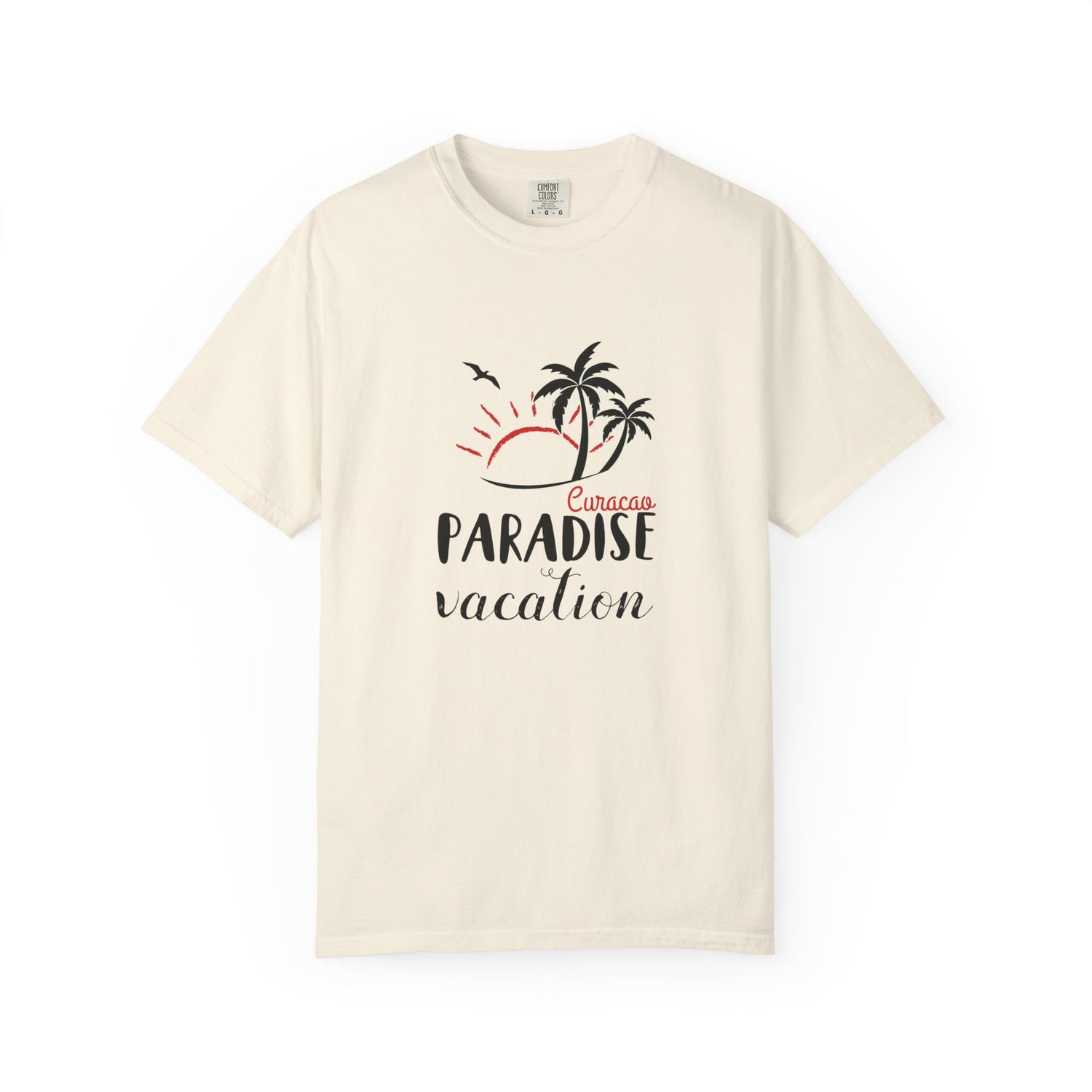 Curaçao Paradise Vacation T-Shirt - Unisex Garment-Dyed Tee