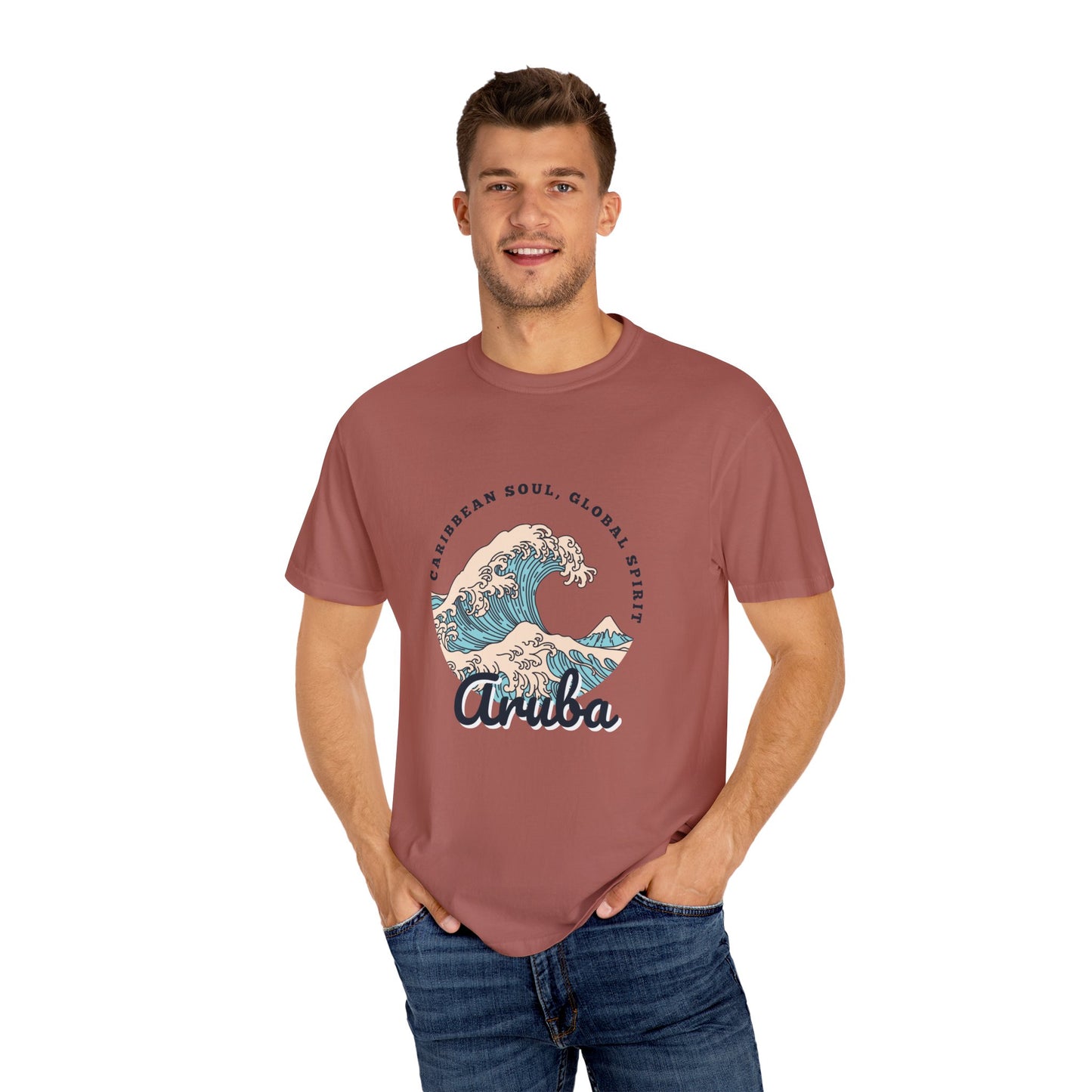 Caribbean Soul Unisex T-Shirt - Aruba Wave Design