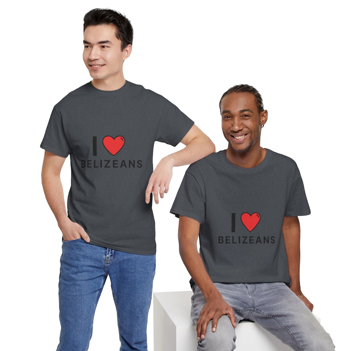 I Love Belizeans  Cotton T shirt