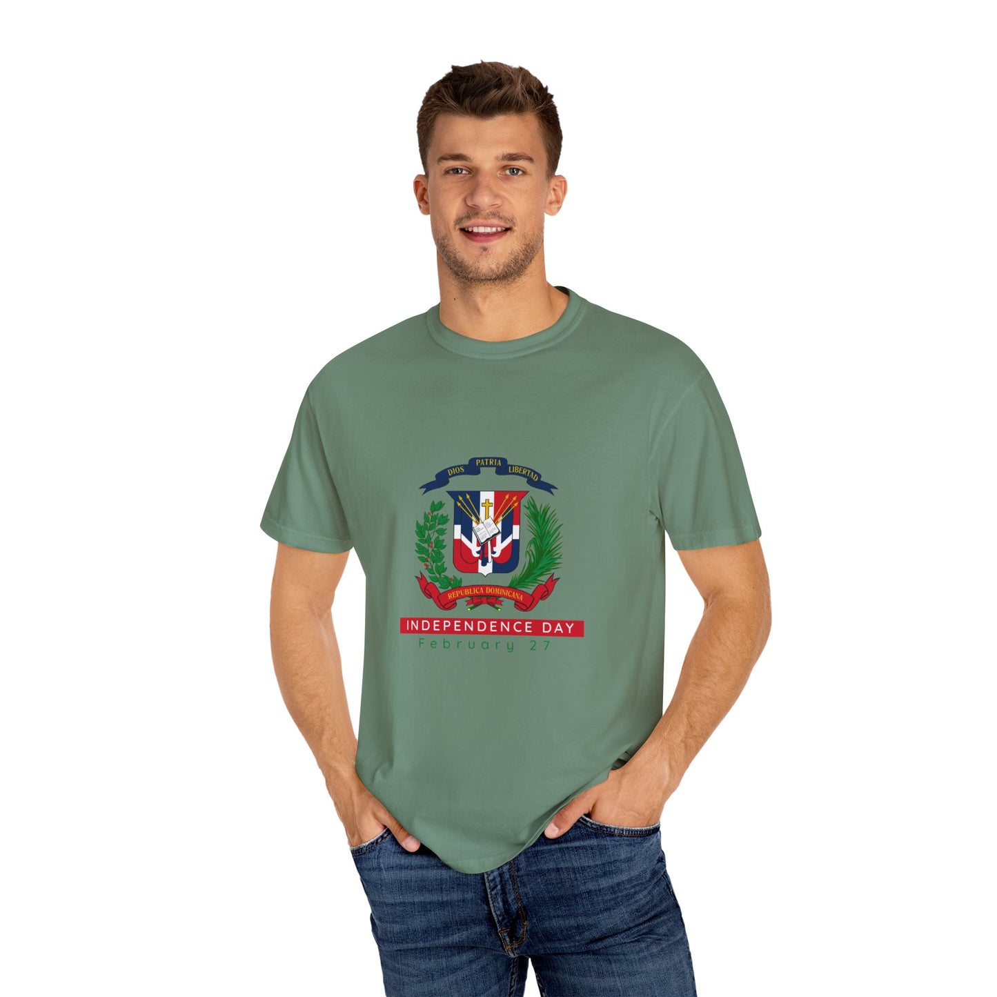 Dominica Republic Coat of arm Classic T-Shirt