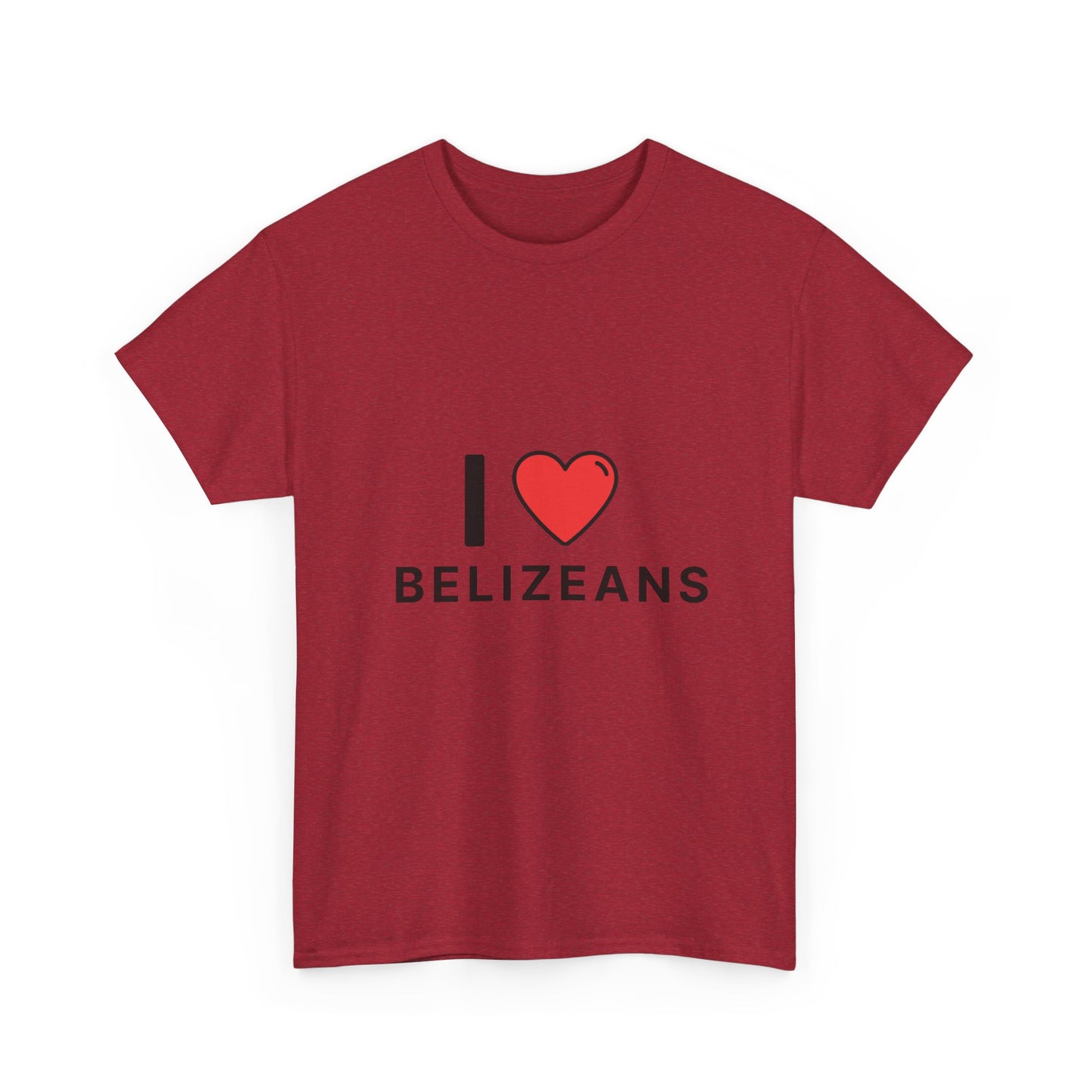 I Love Belizeans  Cotton T shirt