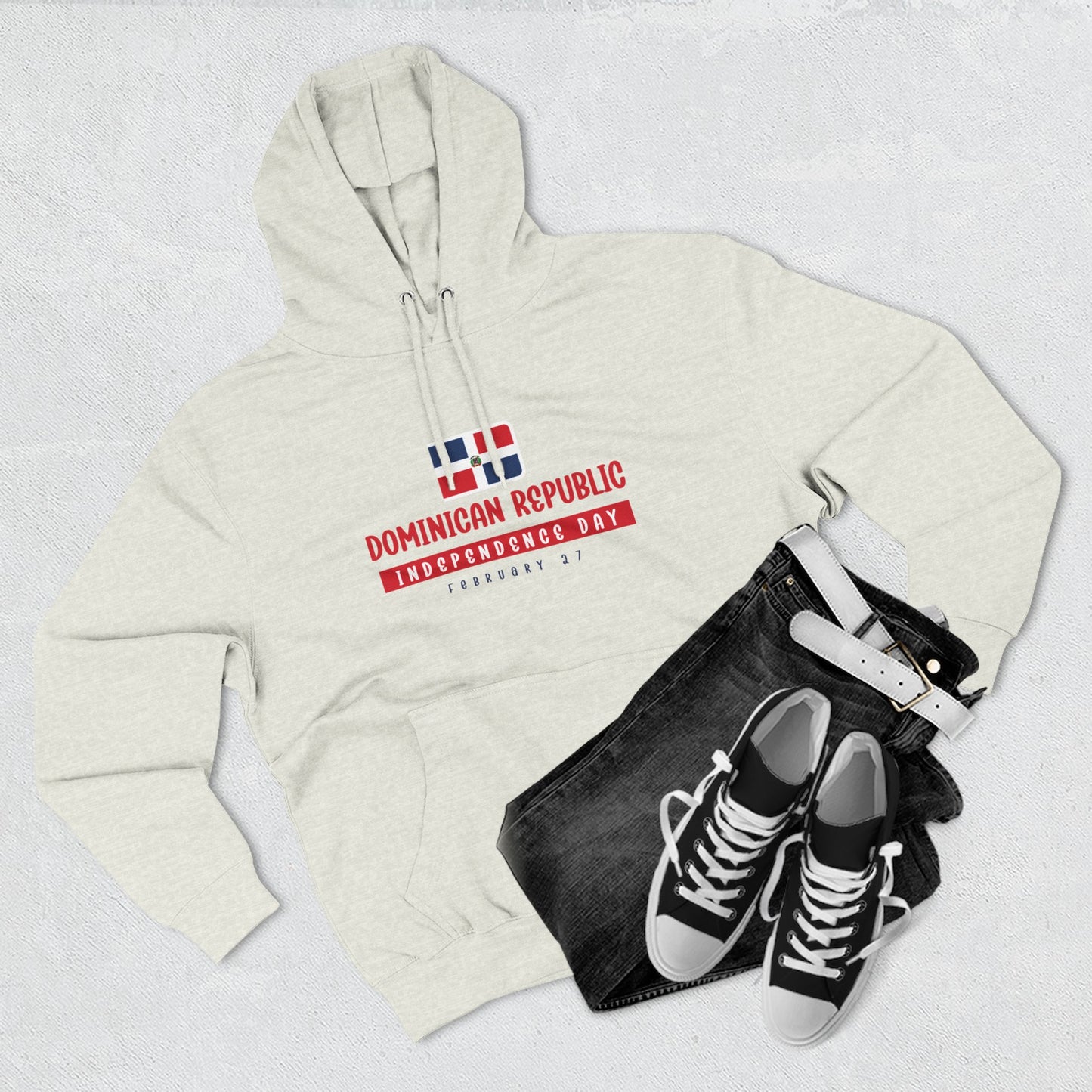 Dominican Republic Minimal Hoodie