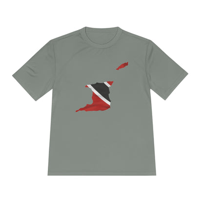 Trinidad and Tobago Map Unisex Moisture T-Shirt