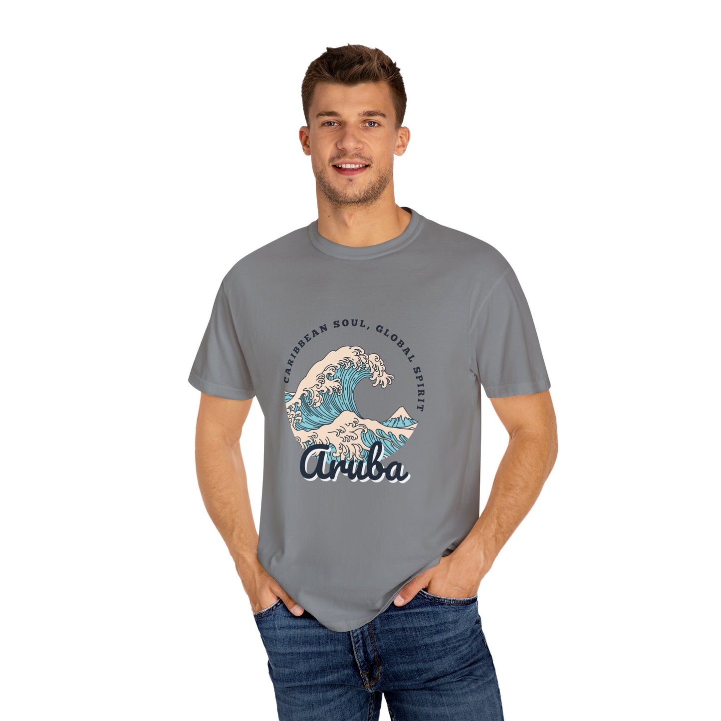 Caribbean Soul Unisex T-Shirt - Aruba Wave Design