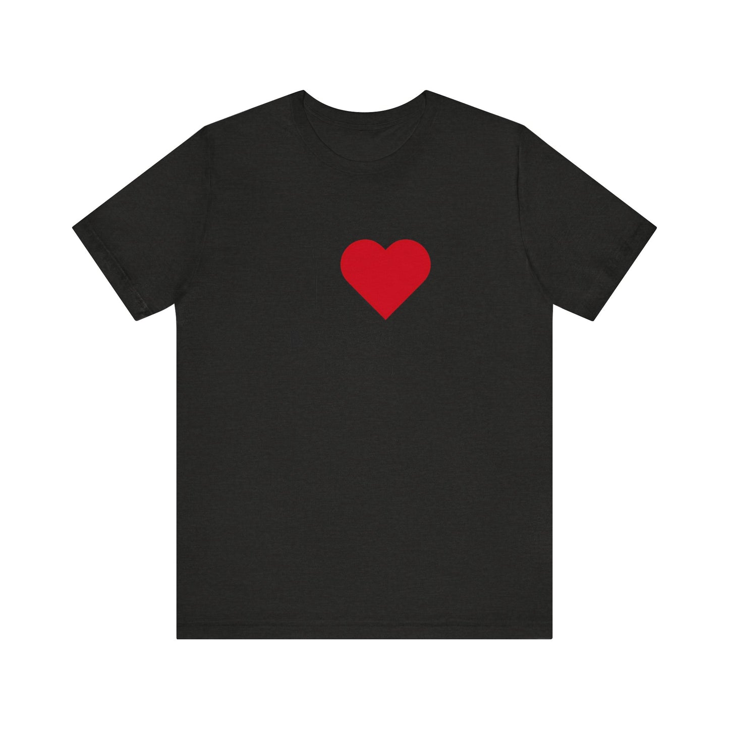I Love British Virigin Island Unisex Jersey Short Sleeve Tee