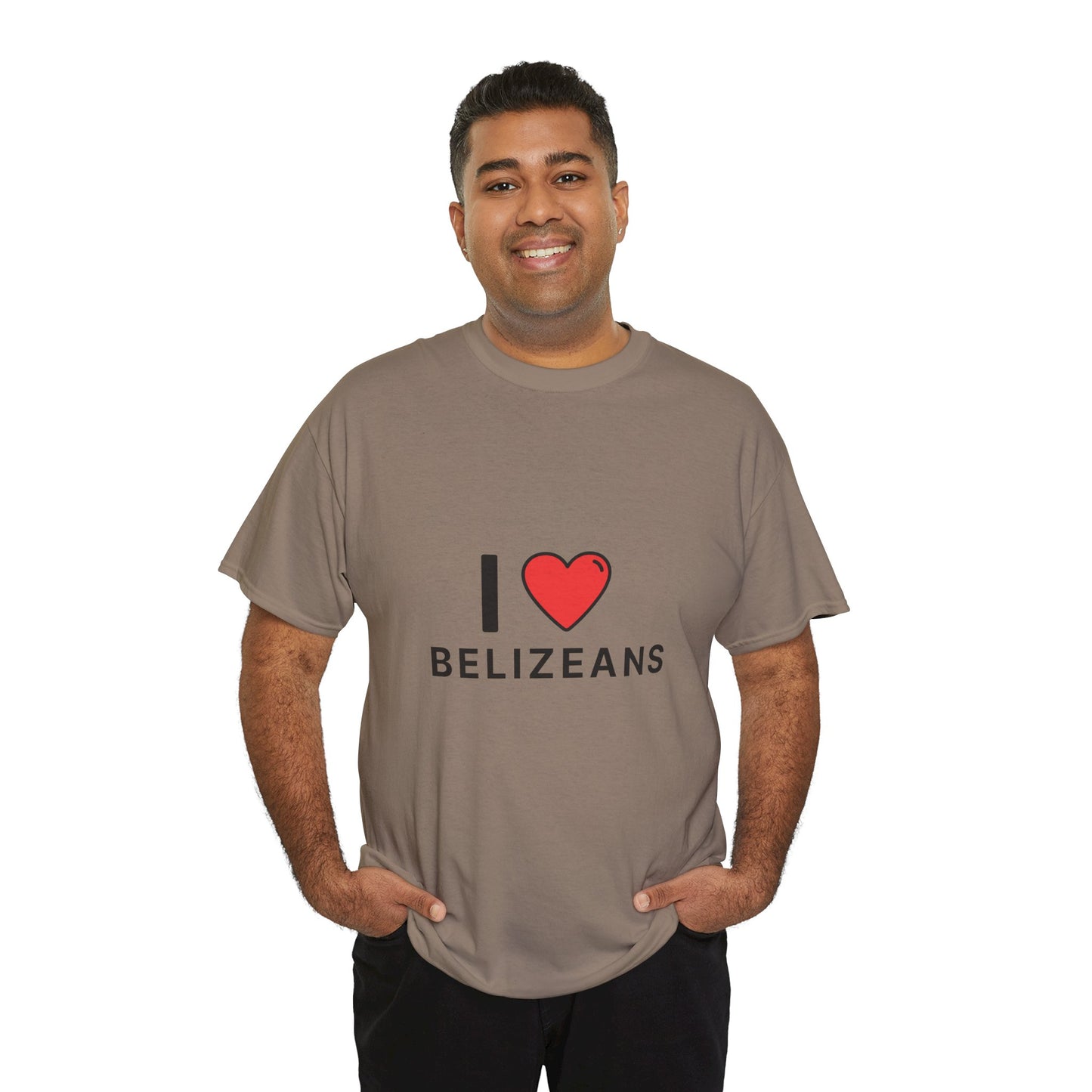 I Love Belizeans  Cotton T shirt
