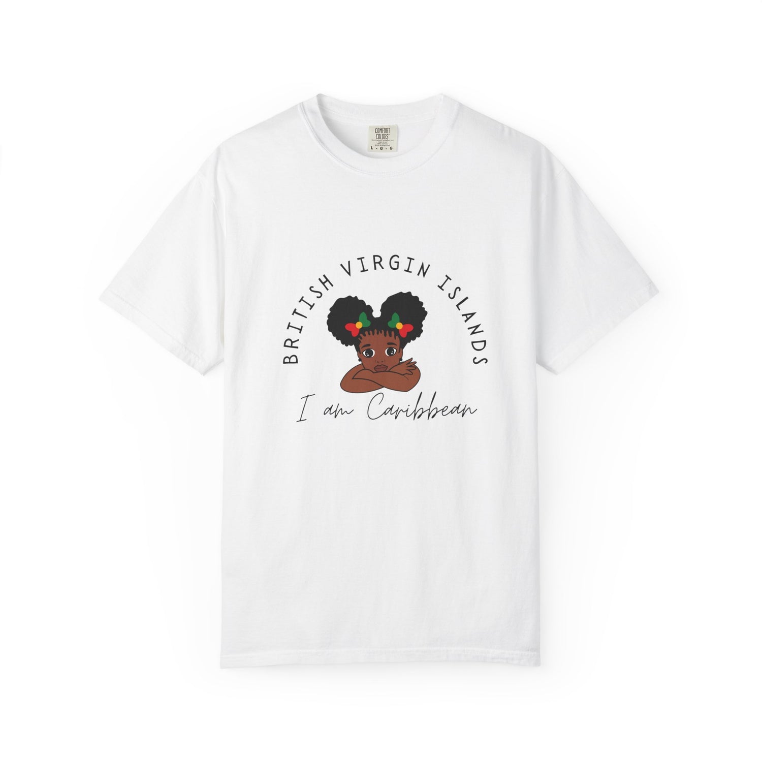 Caribbean Pride T-Shirt - British Virgin Islands Design | Unisex Garment-Dyed
