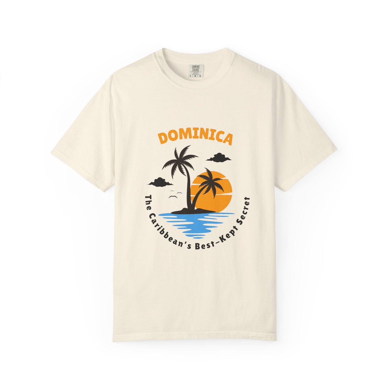 Dominica Sunset Unisex Garment-Dyed T-Shirt | The Caribbean's Best-Kept Secret