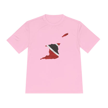 Trinidad and Tobago Map Unisex Moisture T-Shirt