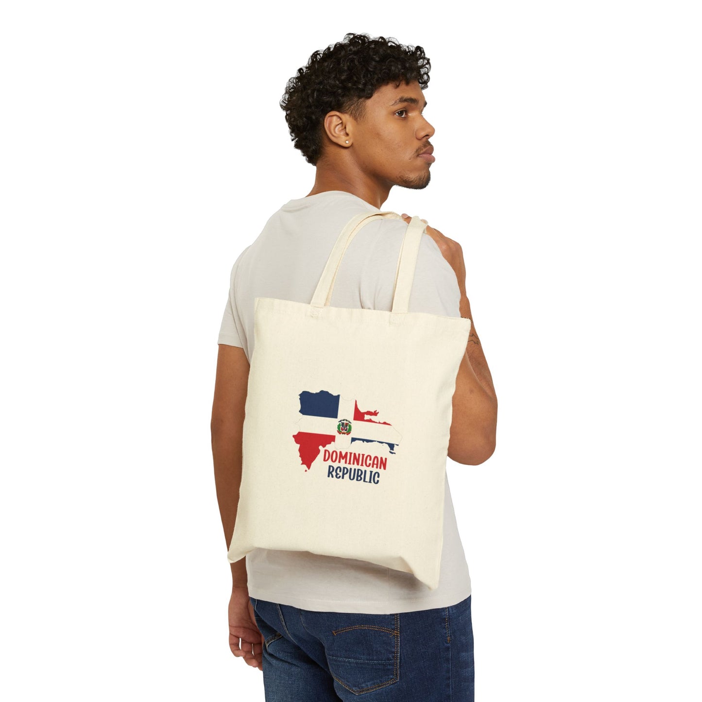 Dominican Republic Cotton Canvas Tote Bag