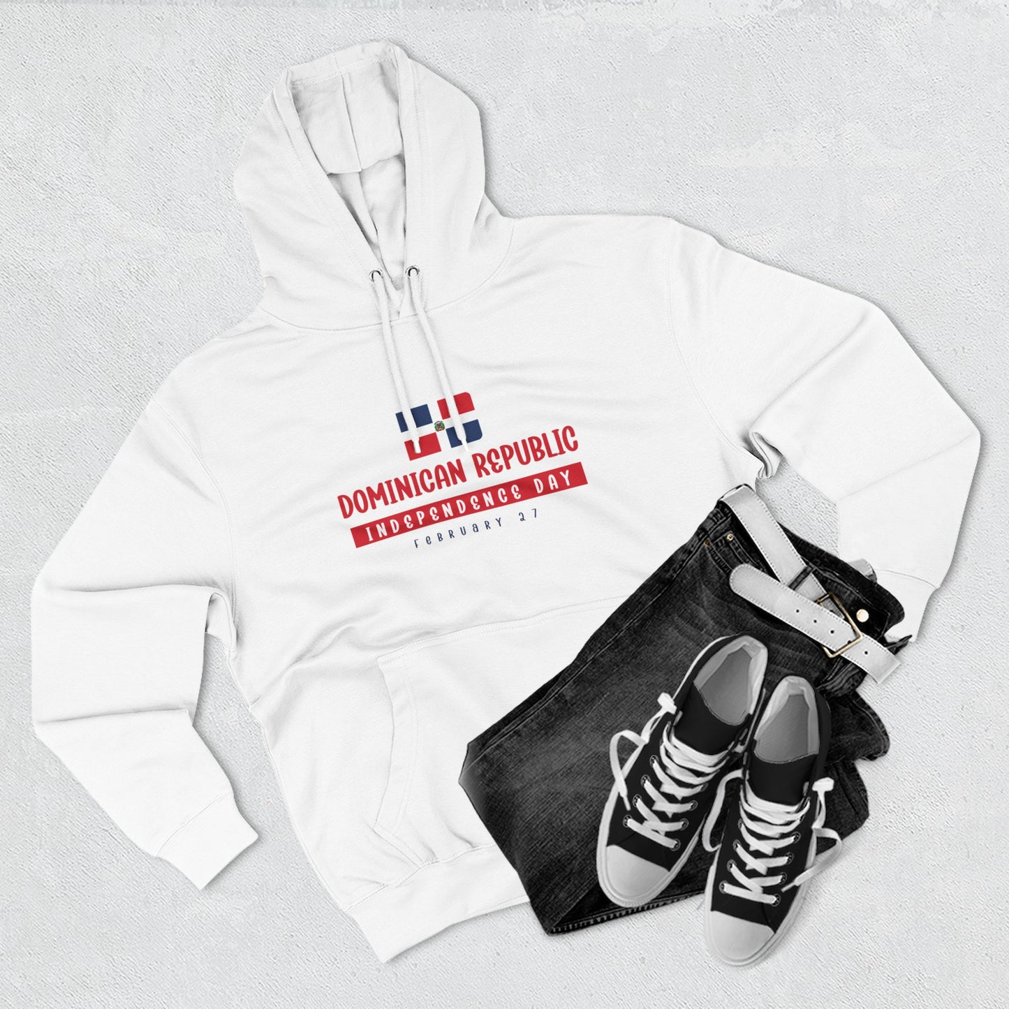 Dominican Republic Minimal Hoodie