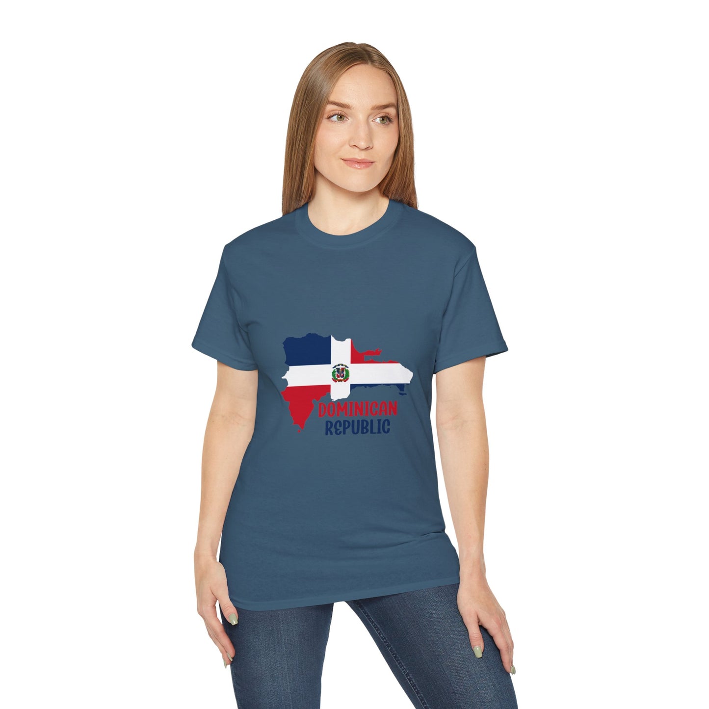 Dominican Republic Map Unisex Ultra Cotton Tee