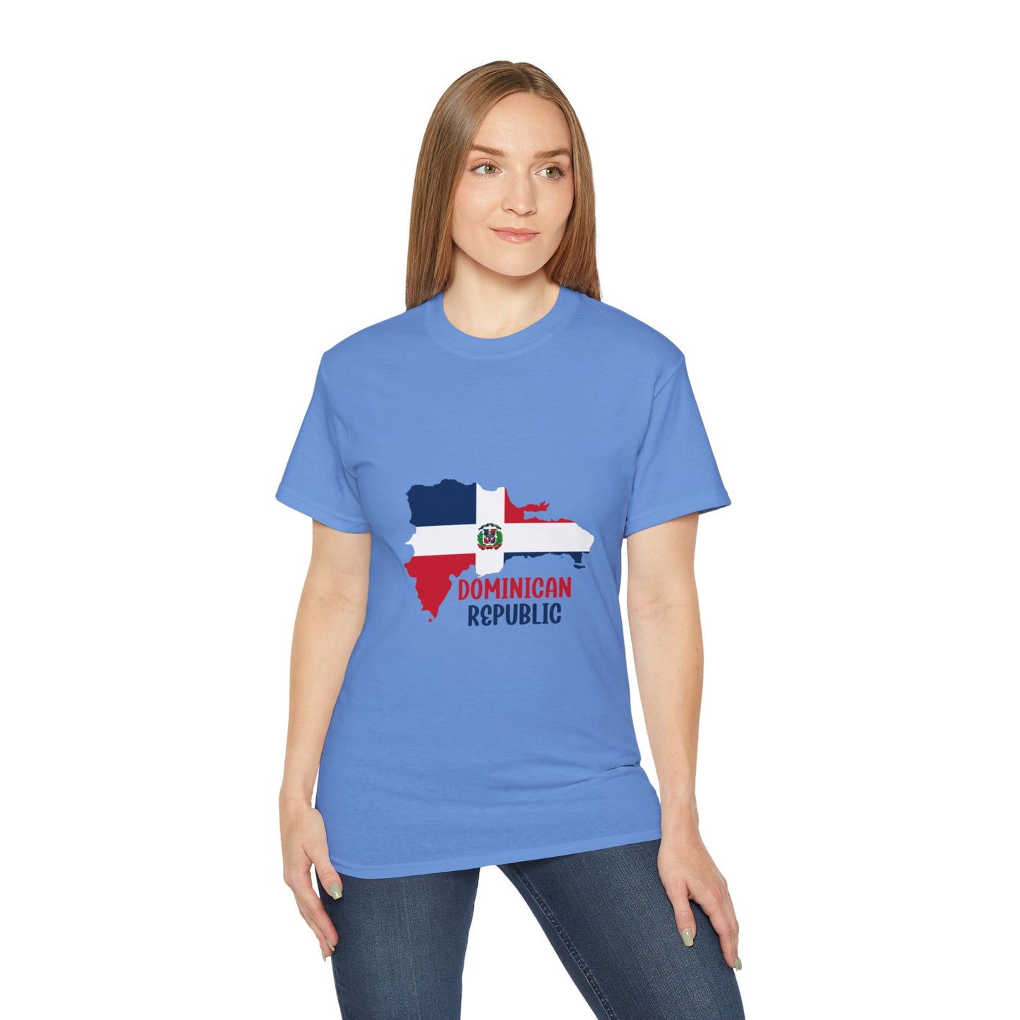 Dominican Republic Map Unisex Ultra Cotton Tee