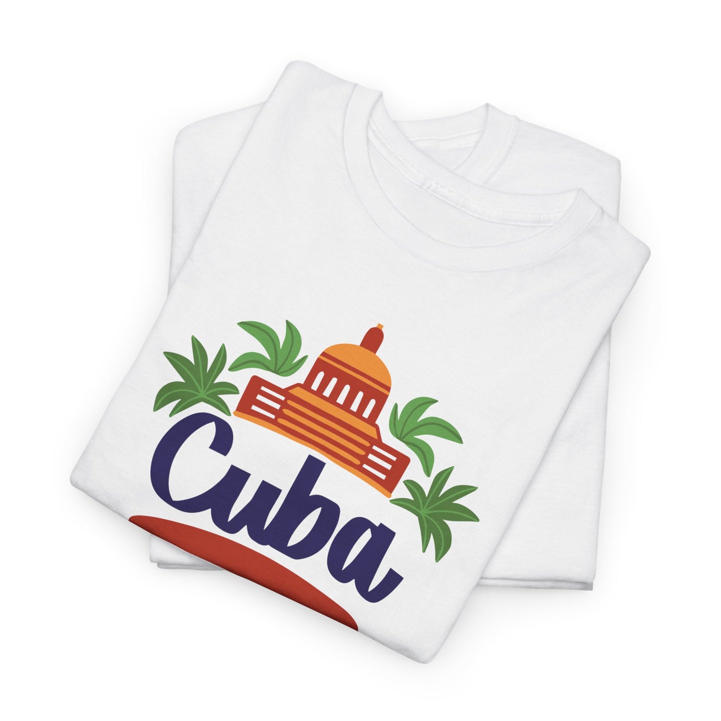 Unisex Zware Cuba Katoenen T-shirt