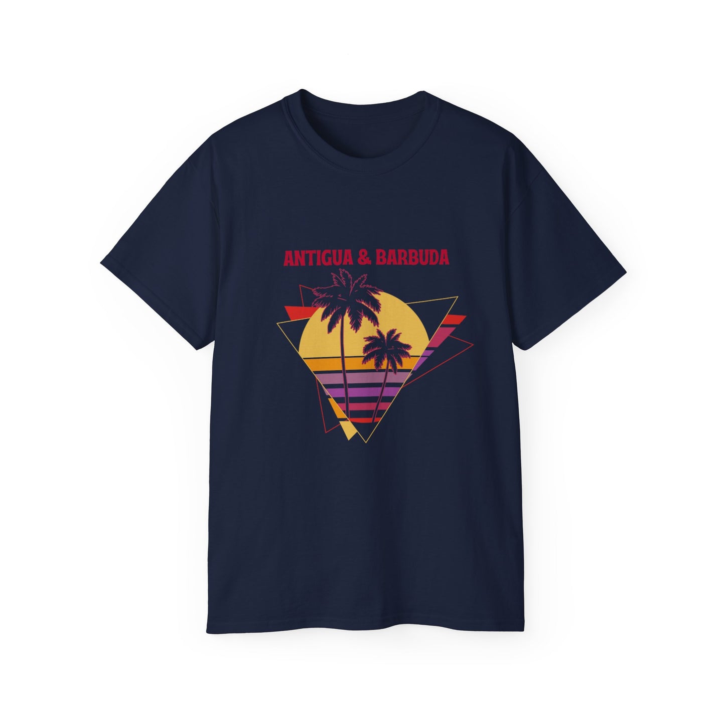 Antigua & Barbuda Vintage Graphic | Unisex Ultra Cotton T-Shirt | Retro Summer Style