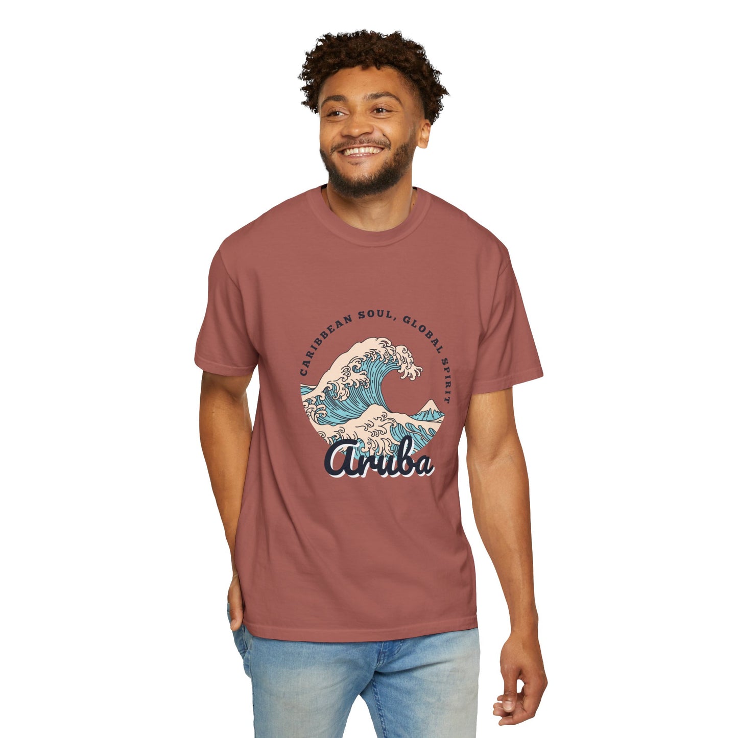 Caribbean Soul Unisex T-Shirt - Aruba Wave Design