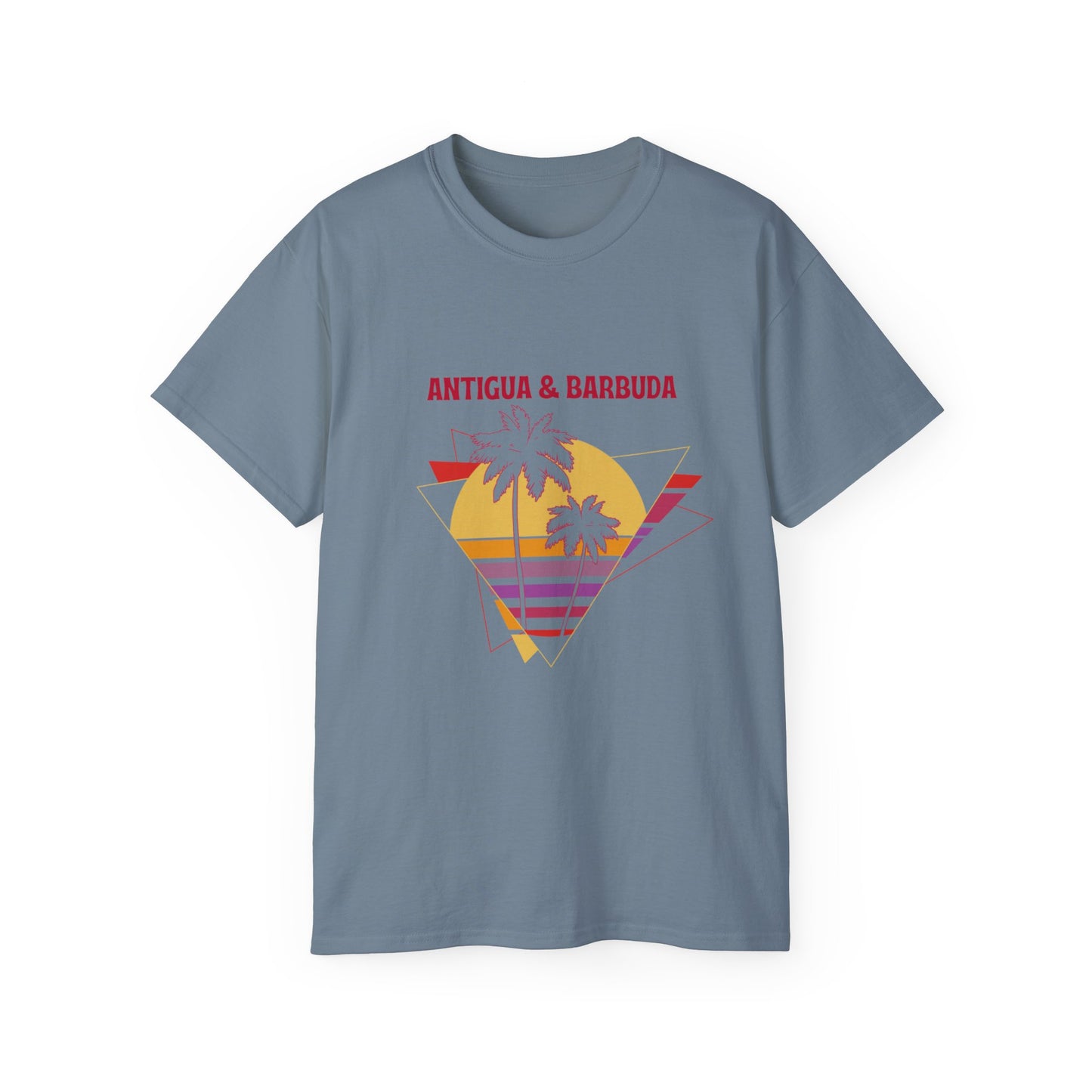 Antigua & Barbuda Vintage Graphic | Unisex Ultra Cotton T-Shirt | Retro Summer Style