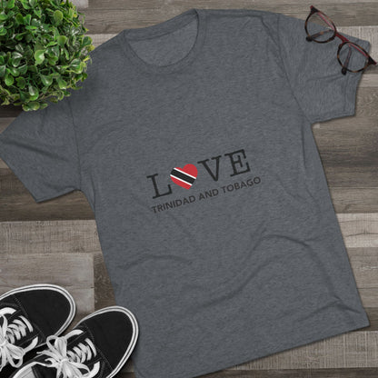 Trinidad and Tobago Heart Shaped Flag T-Shirt