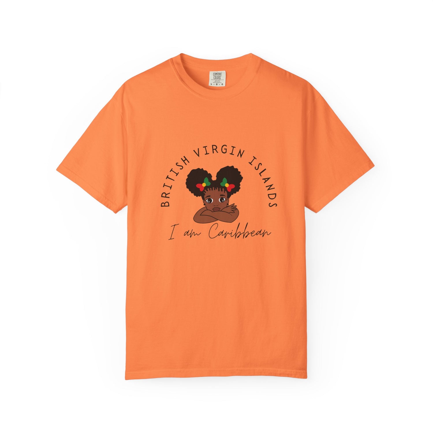 Caribbean Pride T-Shirt - British Virgin Islands Design | Unisex Garment-Dyed