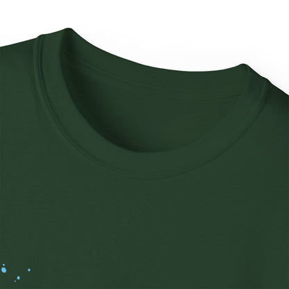 Heart Shape Saint Lucia Flag Cotton T-Shirt