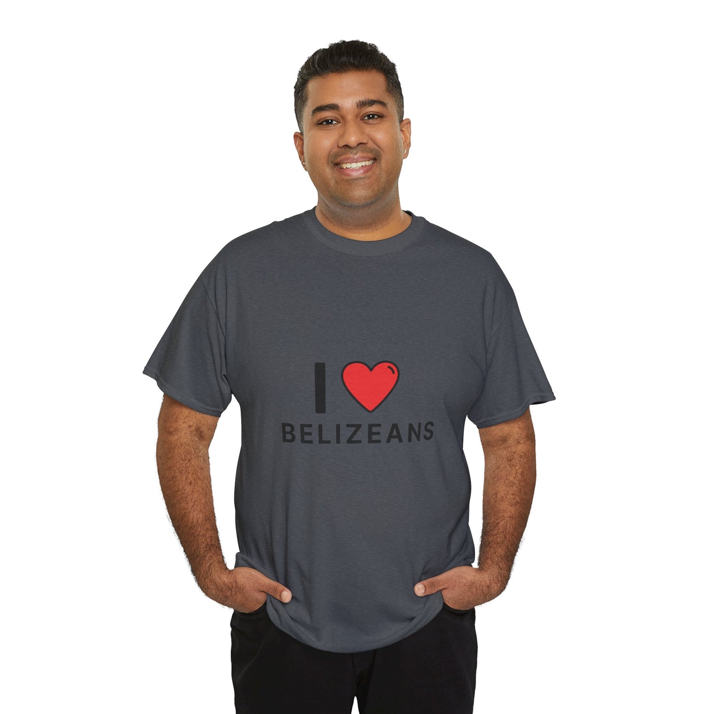 I Love Belizeans  Cotton T shirt