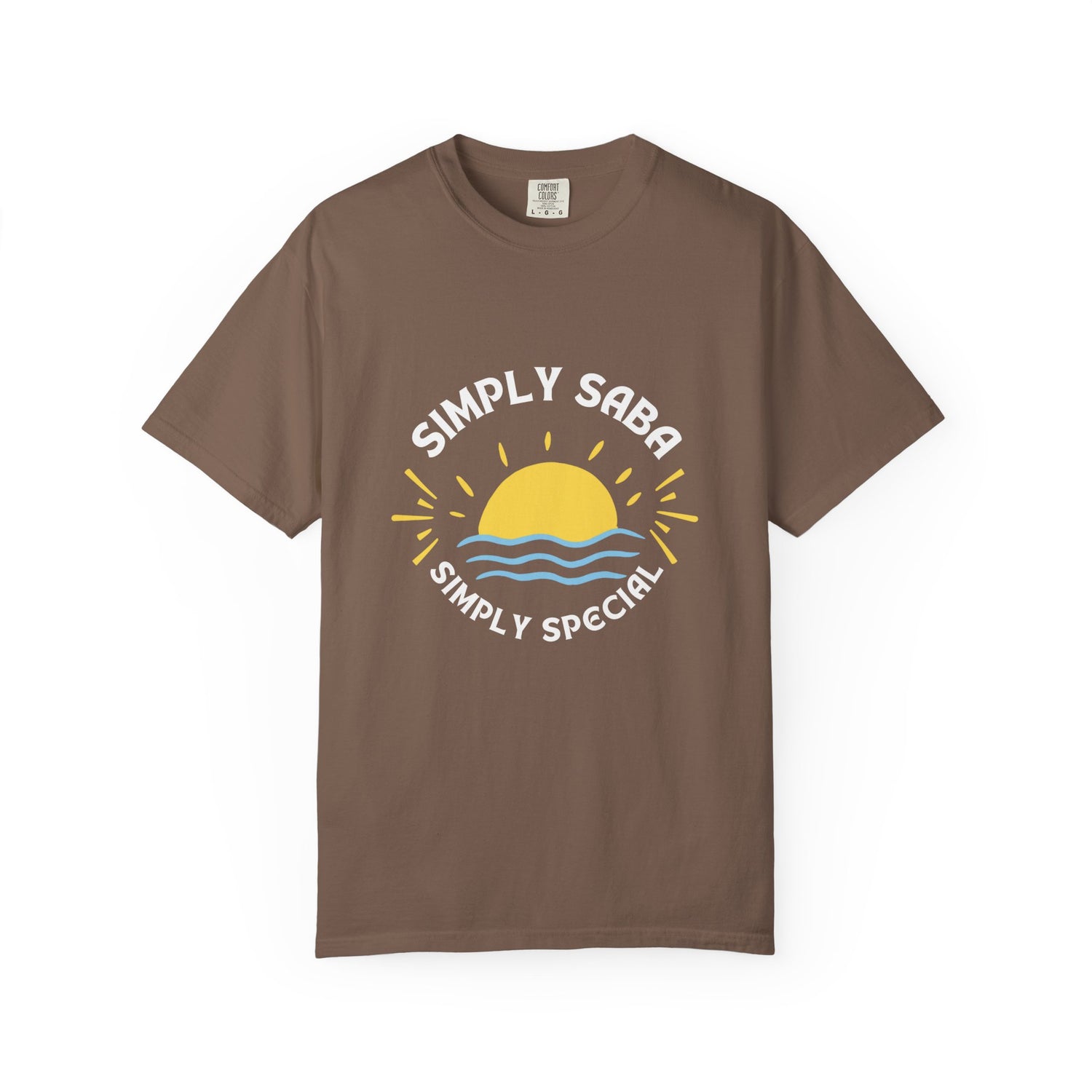 Simply SABA Unisex Garment-Dyed T-Shirt - Casual Summer Vibe