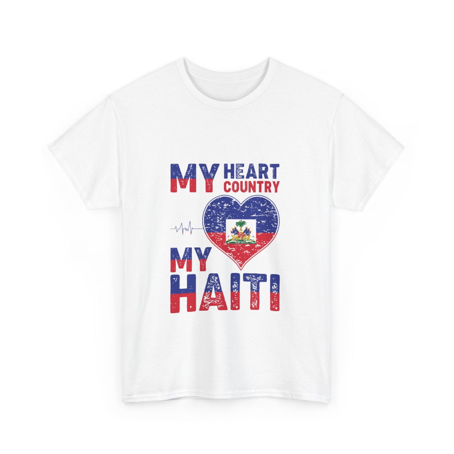 Mijn hart, mijn Haïti-liefde Klassiek T-shirt 