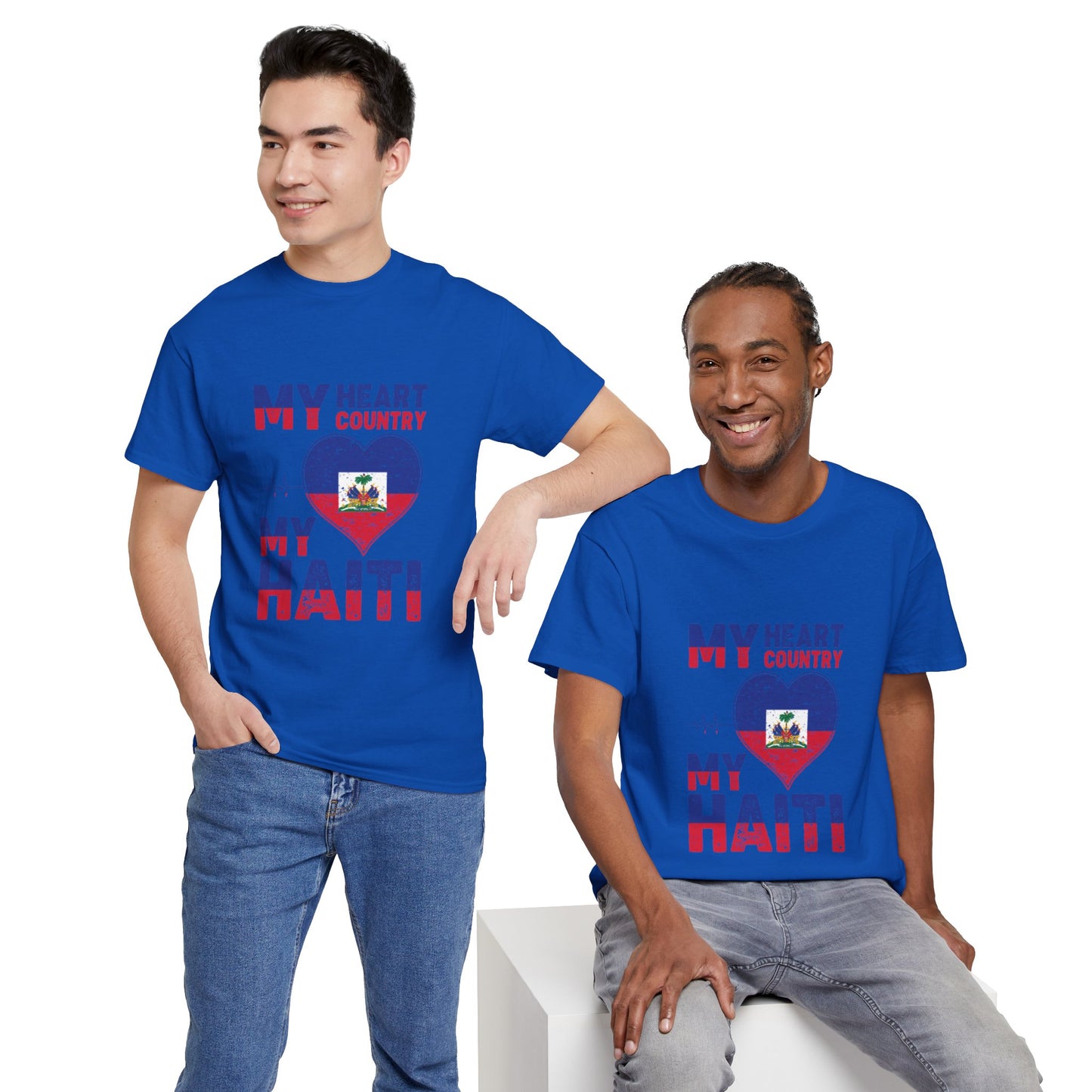 Mijn hart, mijn Haïti-liefde Klassiek T-shirt 