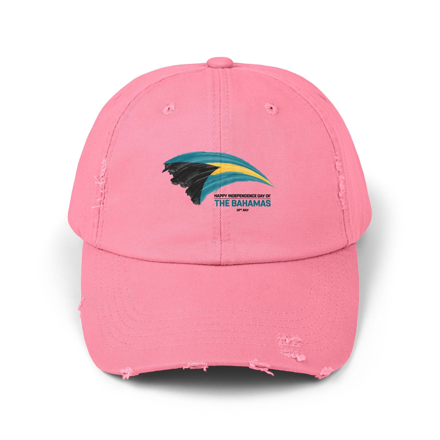 Bahamas Flag Cap Distressed Cap