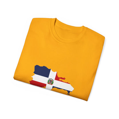 Dominican Republic Map Unisex Ultra Cotton Tee