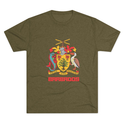 Barbados  Tri-Blend Crew T shirt