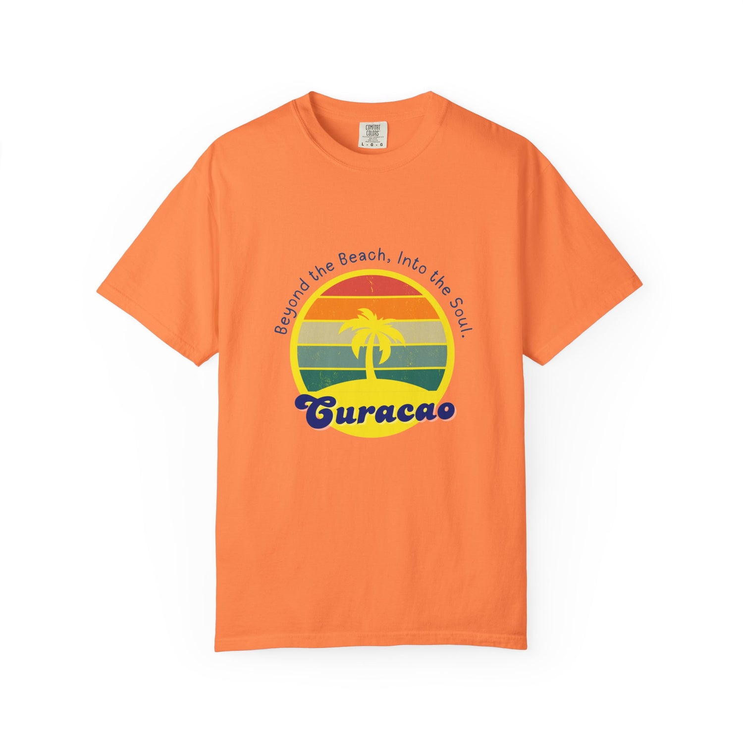 Curacao Beach Vibes Unisex Garment-Dyed T-Shirt – Tropical Summer Tee