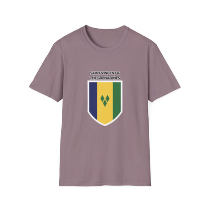 Saint Vincent and the Grenadines Flag Unisex Softstyle T-Shirt