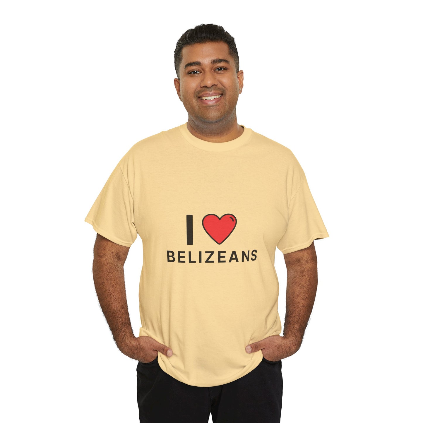 I Love Belizeans  Cotton T shirt