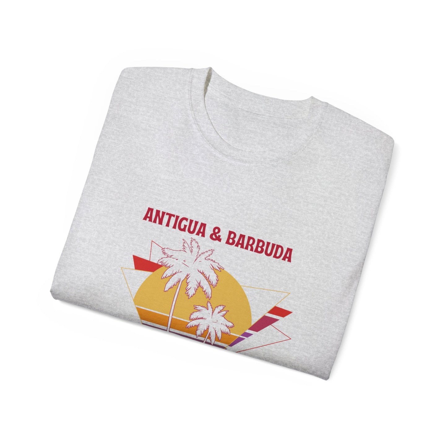 Antigua & Barbuda Vintage Graphic | Unisex Ultra Cotton T-Shirt | Retro Summer Style