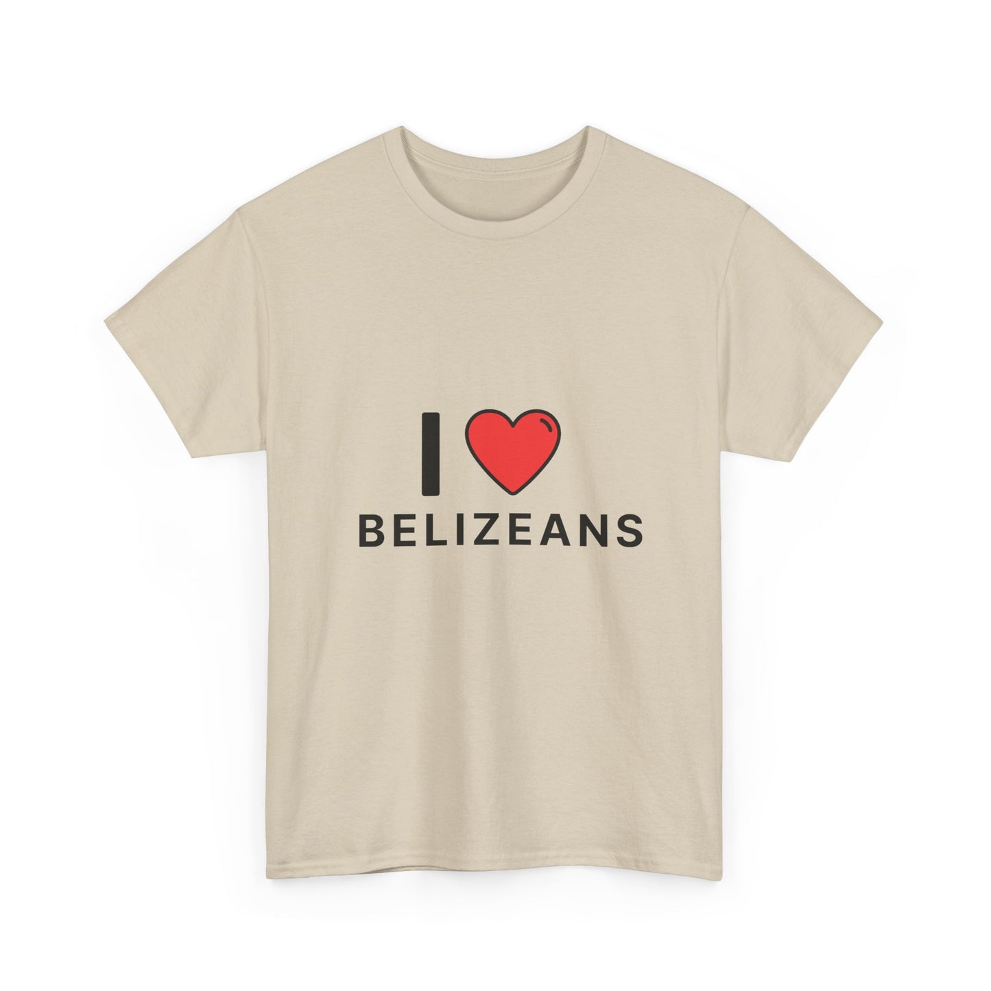 I Love Belizeans  Cotton T shirt