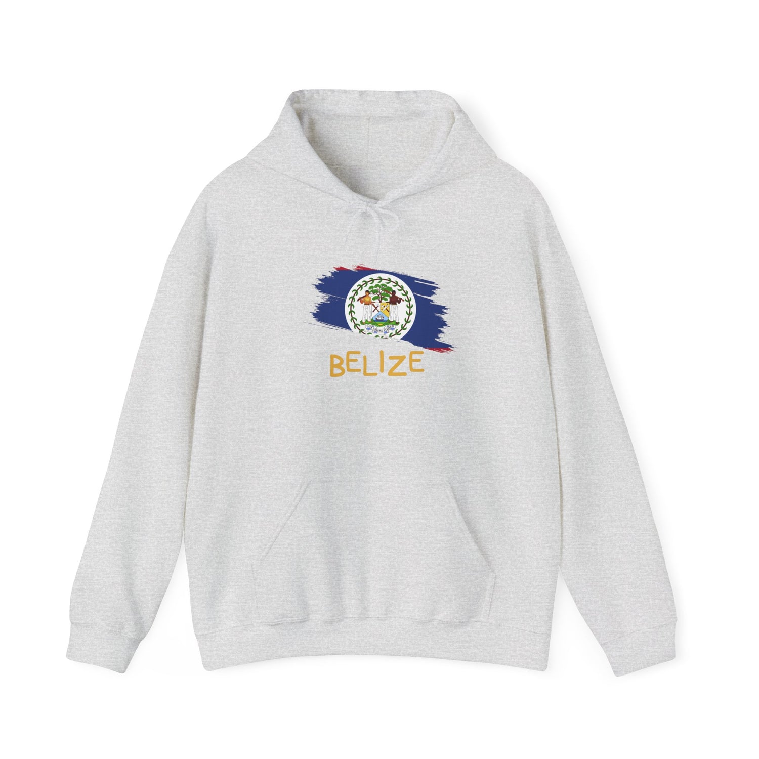Belize Flag Unisex Heavy Blend™ Hoodie - Comfortable Travel Wear