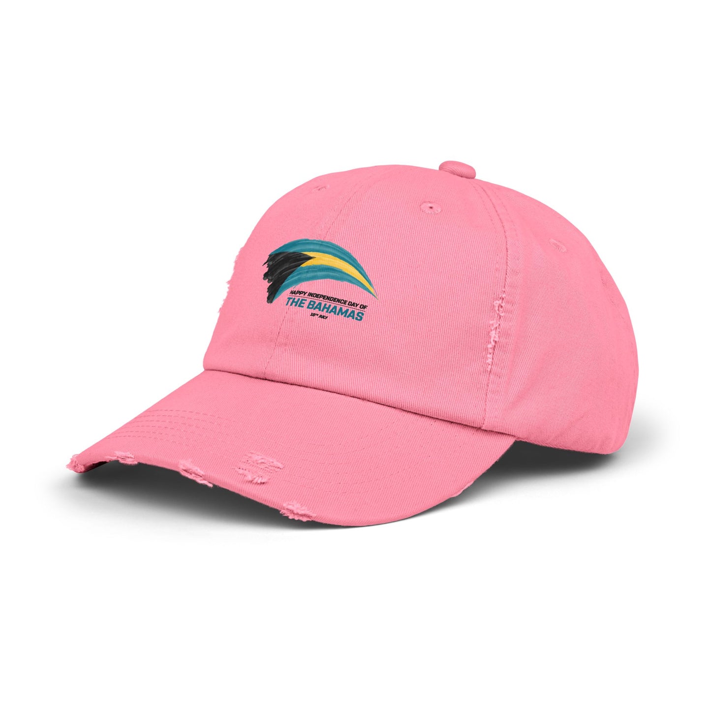 Bahamas Flag Cap Distressed Cap