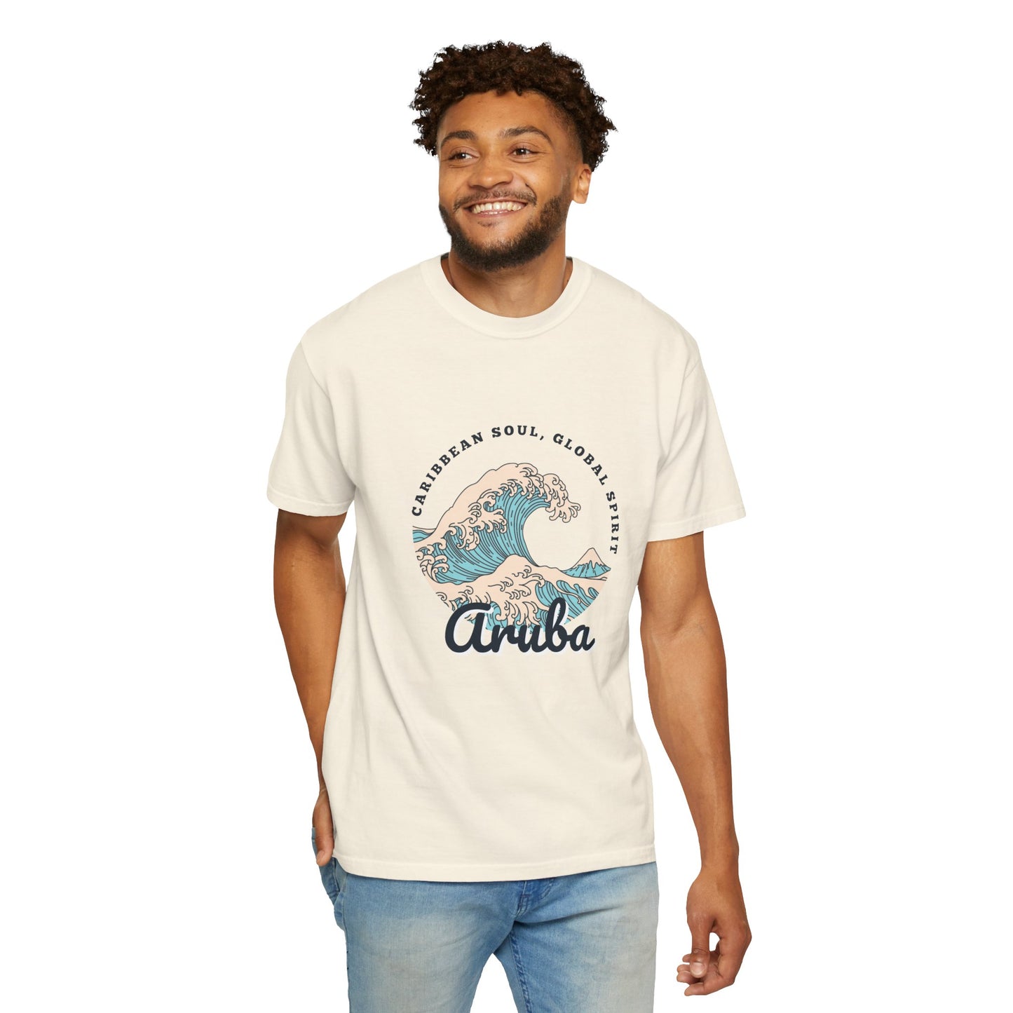 Caribbean Soul Unisex T-Shirt - Aruba Wave Design